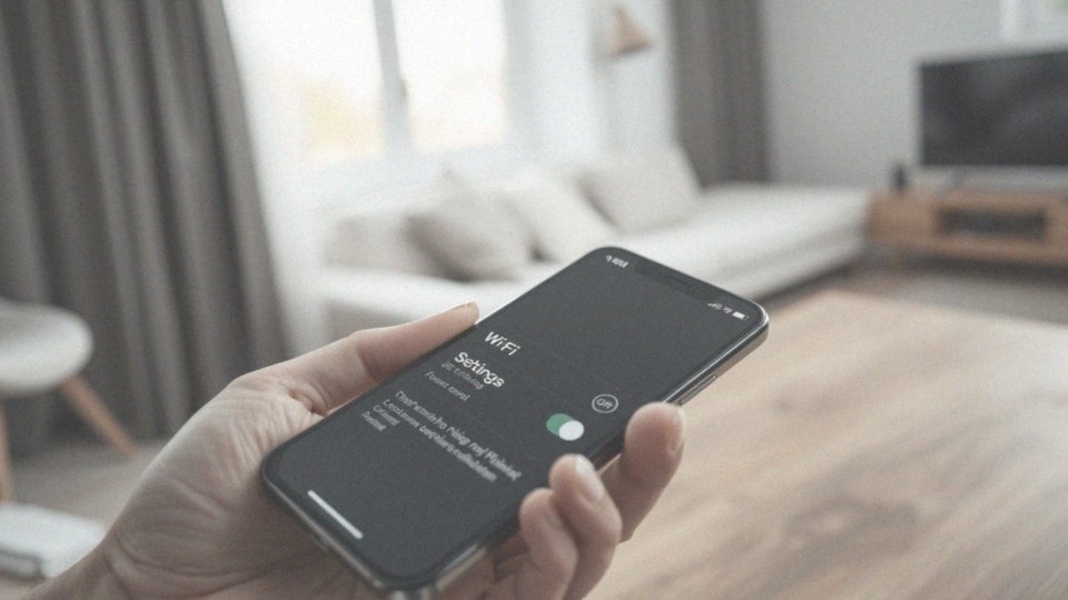 Jak wyłączyć Wi-Fi przed uruchomieniem transmisji danych?