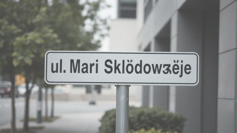 Jakimi literami piszemy nazwy własne i skróty w nazwach ulic?