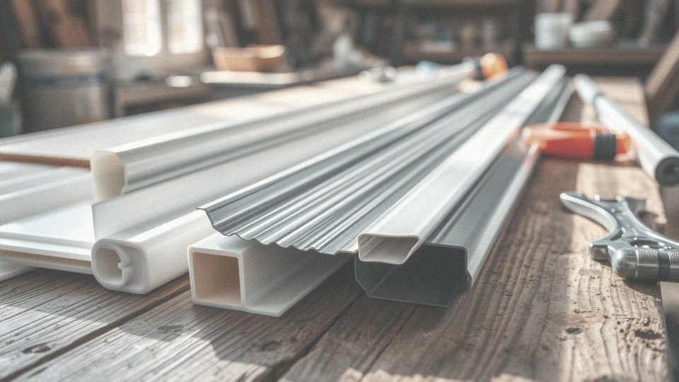 Jakie materiały są używane do produkcji rynien?