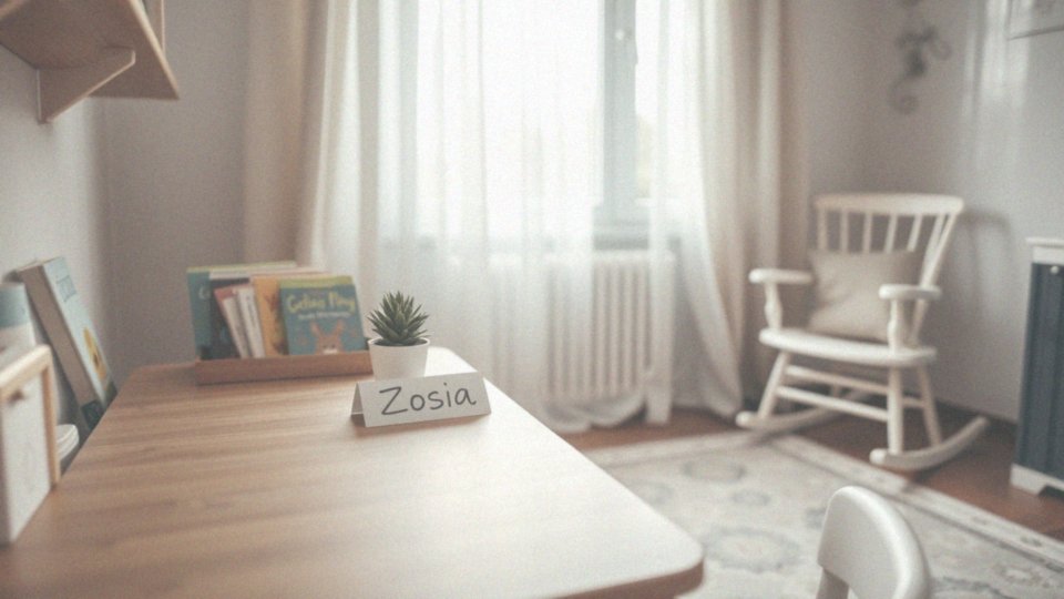 Jakie formy zdrobnień imienia Zofia są najpopularniejsze?