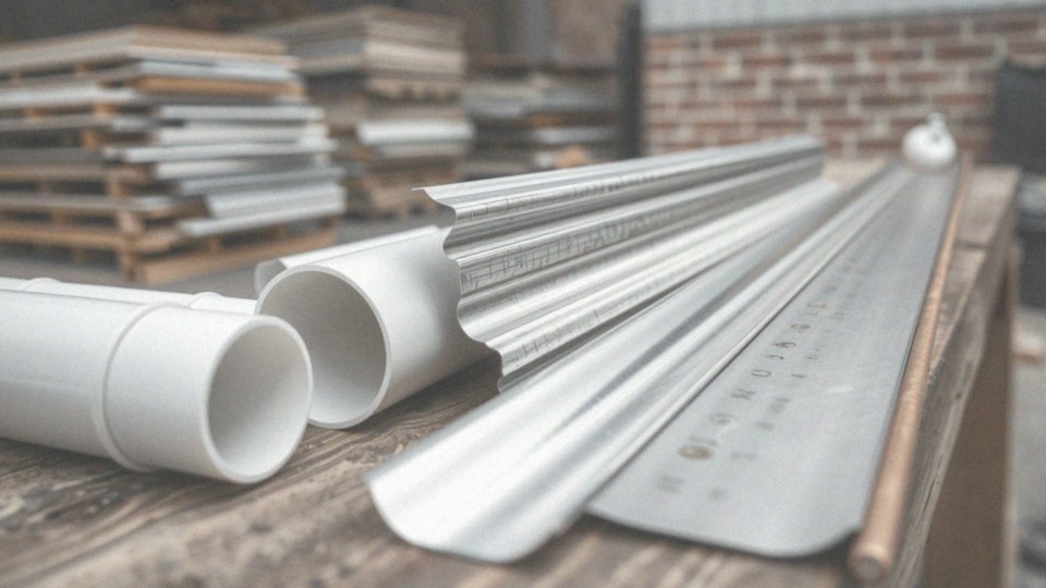Jakie materiały są używane do produkcji rynien?